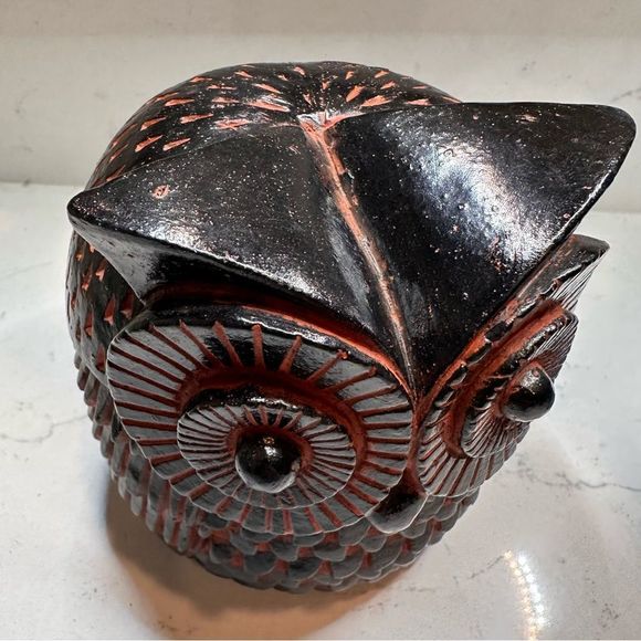 Sylvia Hood Original | Signed Rare Mid Century Find/ Large Hand Carved & Painted - Picture 4 of 6